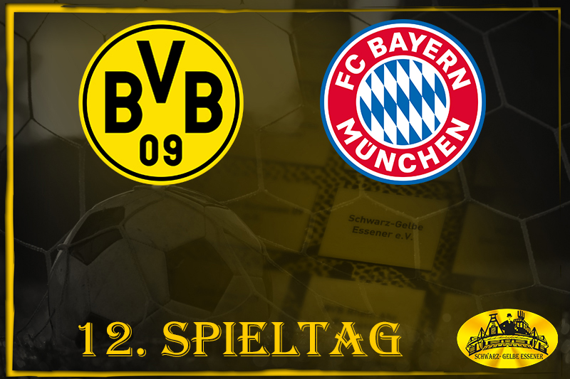 12. Spieltag: BVB - FC Bayern München