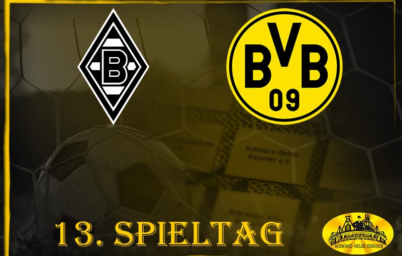 13. Spieltag: Borussia Mönchengladbach - BVB