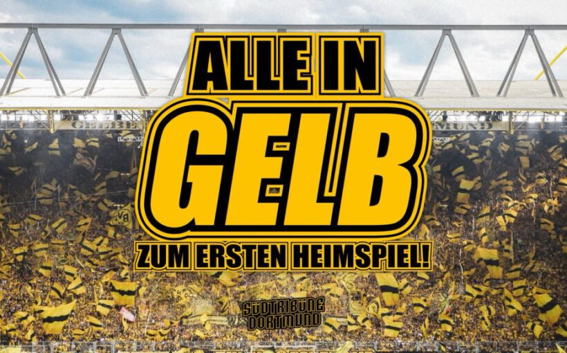 Alle in GELB zum ersten Heimspiel!