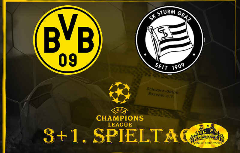 Champions League, 3+1. Spieltag: BVB - Sturm Graz