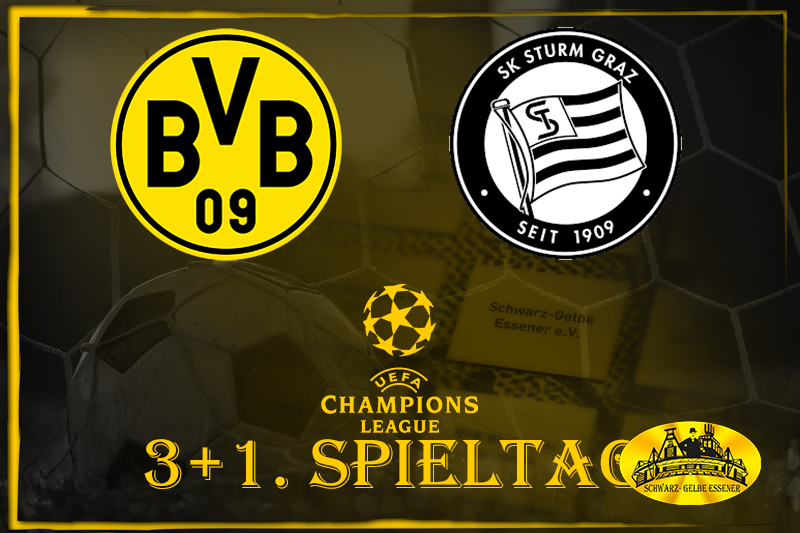 Champions League, 3+1. Spieltag: BVB - Sturm Graz